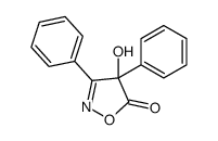 4-hydroxy-3,4-diphenyl-1,2-oxazol-5-one结构式