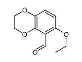 1,4-Benzodioxin-5-carboxaldehyde,6-ethoxy-2,3-dihydro-(9CI)结构式