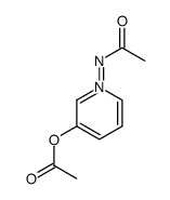 (3-acetoxypyridin-1-ium-1-yl)(acetyl)amide结构式