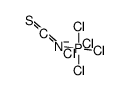 pentachlorothiocyanatophosphate(1-)结构式