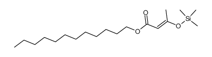 Lauryl acetoacetate trimethylsilyl enol ether Structure