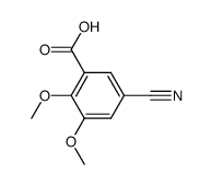 5-cyano-2,3-dimethoxy-benzoic acid Structure