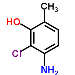 6-氯-5-氨基邻甲酚结构式