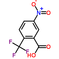5-硝基-2-三氟甲基苯甲酸结构式