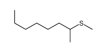 2-methylsulfanyloctane Structure