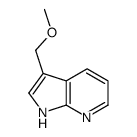 3-(甲氧基甲基)-1H-吡咯并[2,3-b]吡啶结构式