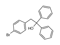 2-(4-bromo-phenyl)-1,1-diphenyl-ethanol结构式