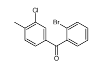2-BROMO-3'-CHLORO-4'-METHYLBENZOPHENONE结构式