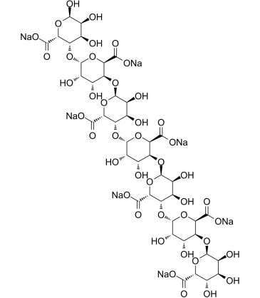 古罗糖醛酸七糖结构式