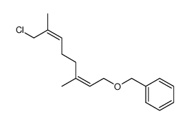 (2Z,6Z)-1-chloro-8-(benzyloxy)-2,6-dimethylocta-2,6-diene Structure