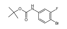 N-Boc-4-bromo-3-fluoroaniline Structure