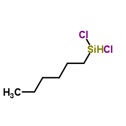 Dichloro(hexyl)silane structure