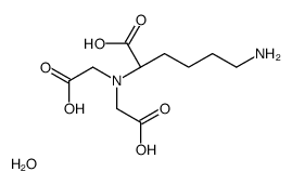 N2,N2-Bis(carboxymethyl)-L-lysine hydrate (1:1) Structure