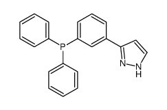 diphenyl-[3-(1H-pyrazol-5-yl)phenyl]phosphane Structure