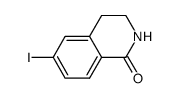 3,4-dihydro-6-iodo-1(2H)-Isoquinolinone结构式