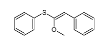 (E/Z)-1-Methoxy-2-phenyl-1-(phenylthio)ethene Structure