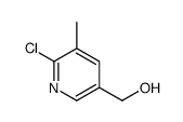 (6-CHLORO-5-METHYLPYRIDIN-3-YL)METHANOL structure