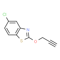 Benzothiazole, 5-chloro-2-(2-propynyloxy)- (9CI)结构式