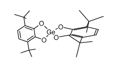 bis(3,6-di-tert-butylcatecholato)germanium(IV)结构式