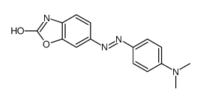 6-[[4-(dimethylamino)phenyl]diazenyl]-3H-1,3-benzoxazol-2-one结构式