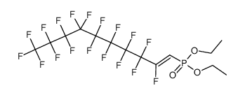 diethyl (Z)-1-hydryl-F-1-decene-1-phosphonate结构式