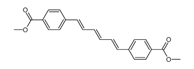 (E,E,E)-1,6-di(4-(methoxycarbonyl)phenyl)hexa-1,3,5-triene Structure