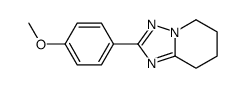 2-(4-methoxyphenyl)-5,6,7,8-tetrahydro-[1,2,4]triazolo[1,5-a]pyridine Structure