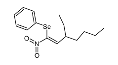 3-ethyl-1-nitro-1-phenylseleno-1-heptene Structure