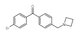 4-AZETIDINOMETHYL-4'-BROMOBENZOPHENONE Structure