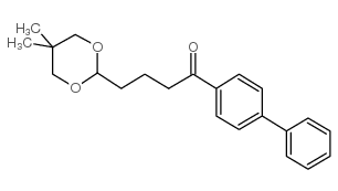 4-(5,5-DIMETHYL-1,3-DIOXAN-2-YL)-4'-PHENYLBUTYROPHENONE结构式