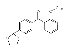 4'-(1,3-DIOXOLAN-2-YL)-2-METHOXYBENZOPHENONE Structure