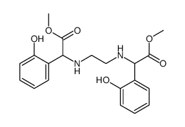 methyl 2-(2-hydroxyphenyl)-2-[2-[[1-(2-hydroxyphenyl)-2-methoxy-2-oxoethyl]amino]ethylamino]acetate Structure