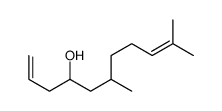 6,10-dimethylundeca-1,9-dien-4-ol Structure