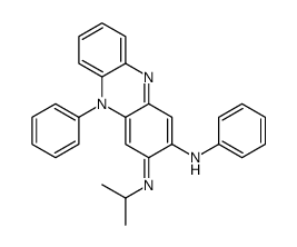N,5-diphenyl-3-propan-2-yliminophenazin-2-amine结构式