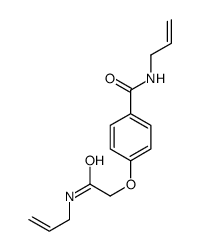 4-[2-oxo-2-(prop-2-enylamino)ethoxy]-N-prop-2-enylbenzamide结构式