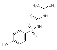 1-(4-aminophenyl)sulfonyl-3-propan-2-yl-urea Structure