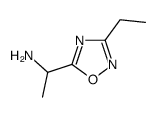 1-(3-乙基-1,2,4-噁二唑-5-基)乙胺结构式