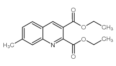 7-甲基喹啉-2,3-二羧酸二乙酯结构式