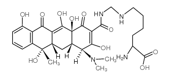 四环素亚甲赖氨酸结构式
