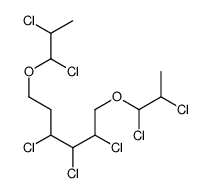 2,3,4-trichloro-1,6-bis(1,2-dichloropropoxy)hexane Structure