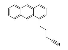 4-[1]anthryl-butyronitrile结构式