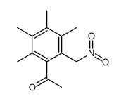 1-[2,3,4,5-tetramethyl-6-(nitromethyl)phenyl]ethanone结构式