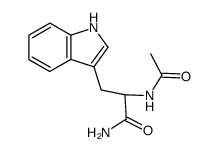 D,L-N-acetyl-tryptophanamide Structure
