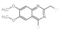 4-Chloro-2-(chloromethyl)-6,7-dimethoxyquinazoline Structure