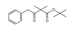 tert-butyl 2,2-dimethyl-3-oxo-4-phenylbutanoate结构式