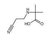 2-(2-氰基乙氨基)-2-甲基丙酸结构式