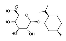 (+)-Isomenthol glucuronide结构式
