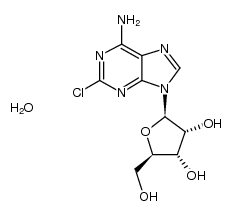 2-chloroadenosine hydrate Structure