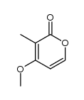 4-Methoxy-3-methyl-2H-pyran-2-on结构式