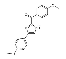 (4-methoxyphenyl)(4-(4-methoxyphenyl)-1H-imidazol-2-yl)methanone结构式